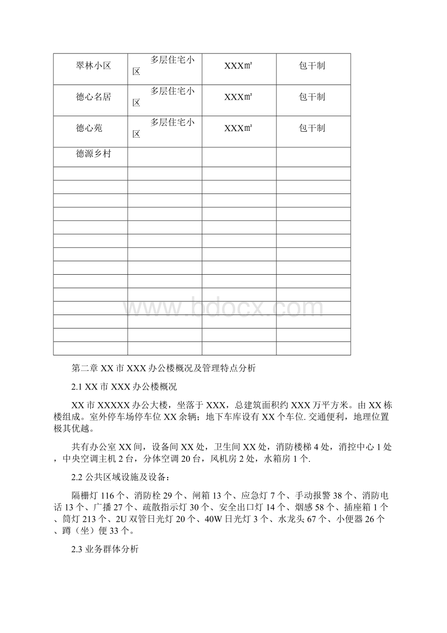 政府机关办公楼物业服务管理方案.docx_第3页