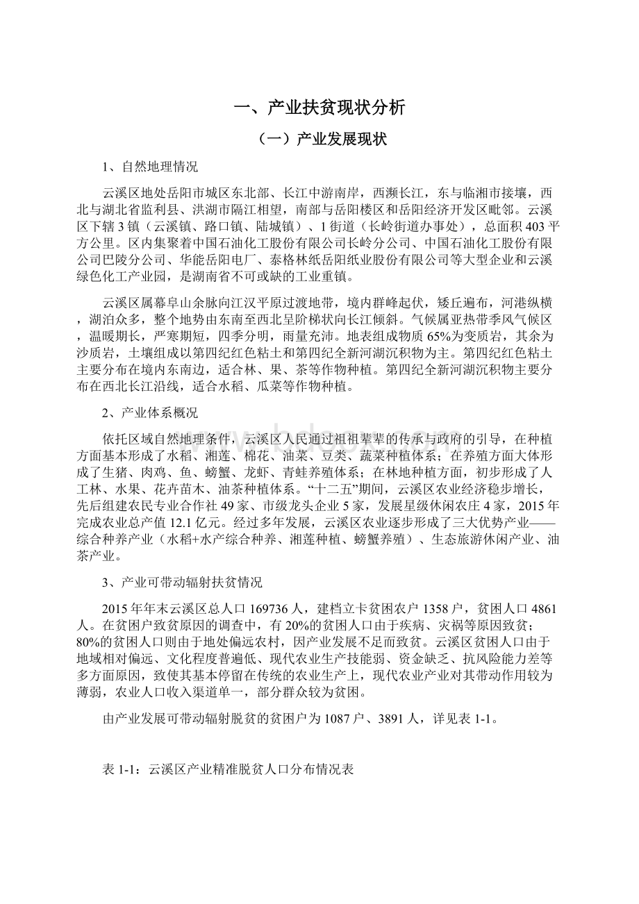 岳阳云溪区产业精准扶贫规划020Word下载.docx_第3页