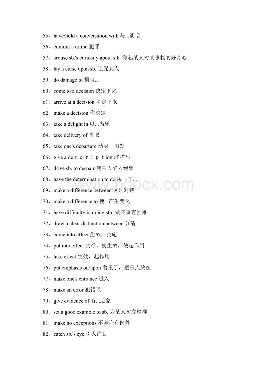 大学英语四级重点词组短语词汇doc.docx_第3页