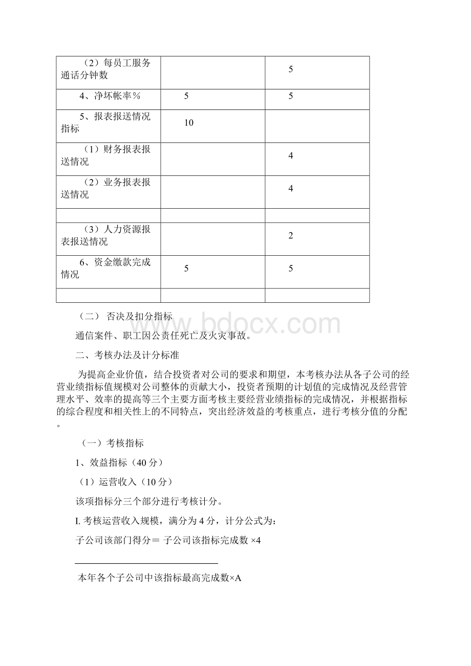 通信行业绩效考核管理办法.docx_第2页