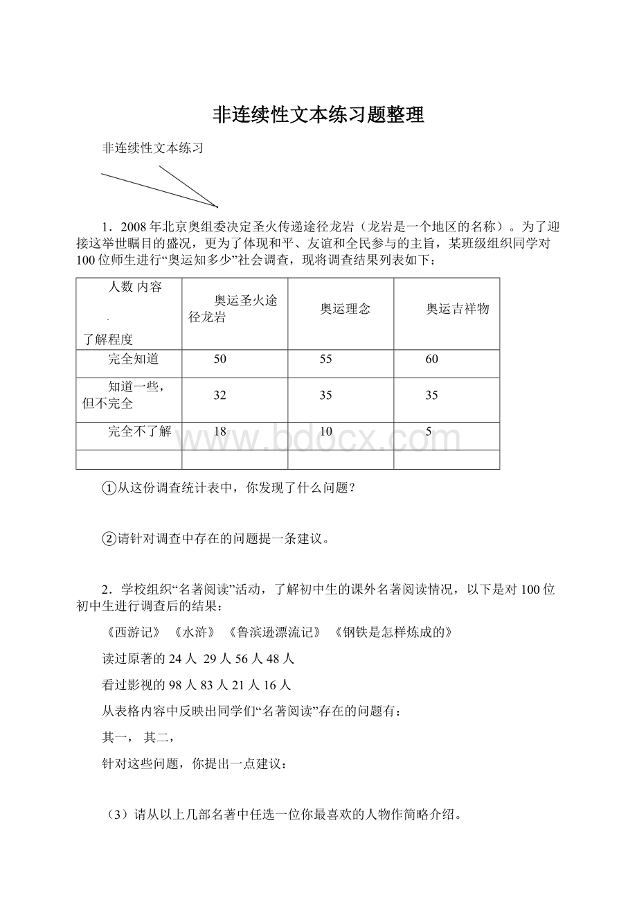 非连续性文本练习题整理Word下载.docx_第1页