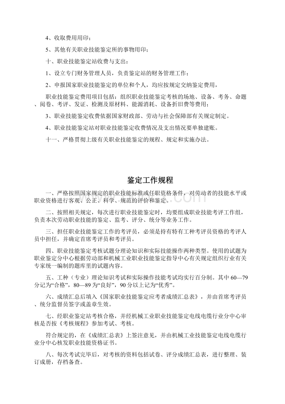 国家职业技能鉴定站点管理制度和岗位职责.docx_第2页