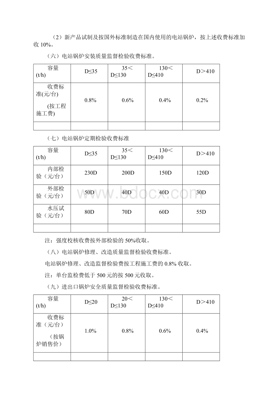 北京市特种设备检测收费标准Word文档下载推荐.docx_第3页