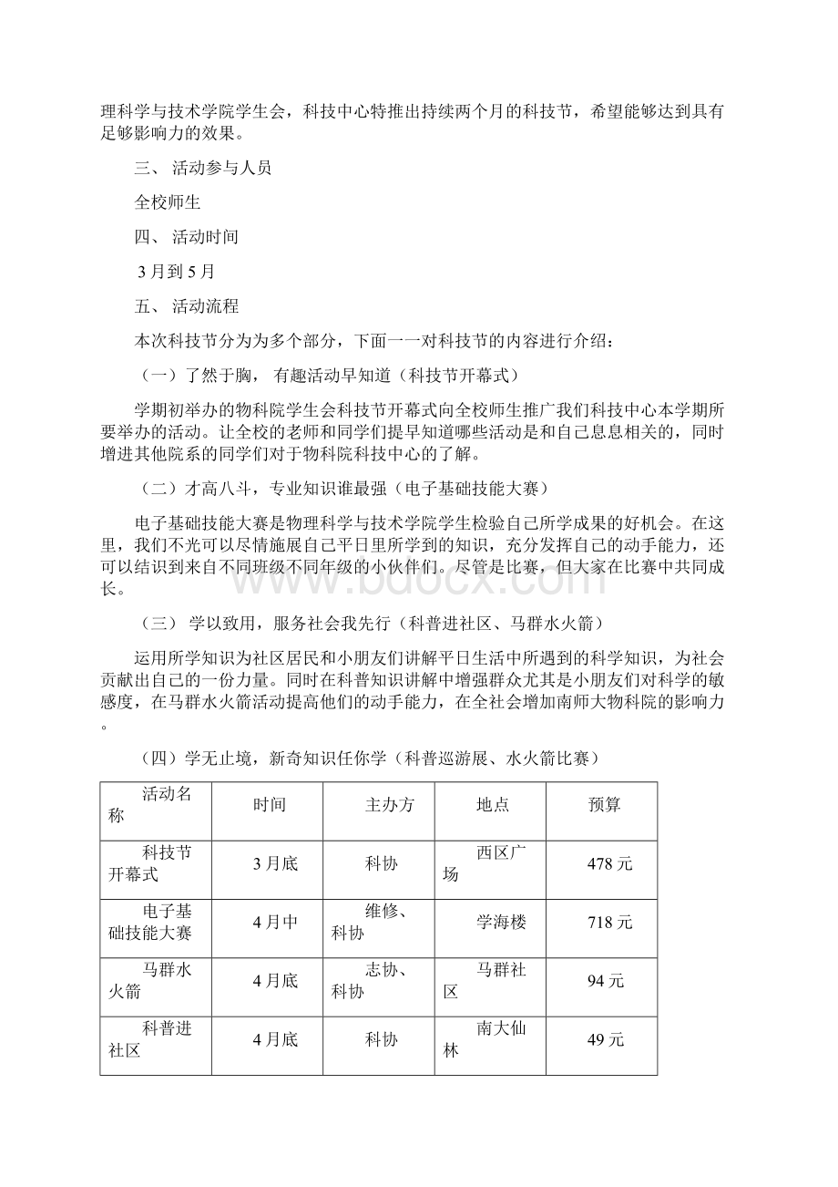 精品文档高校大学生格物致知科技节整体活动策划.docx_第2页