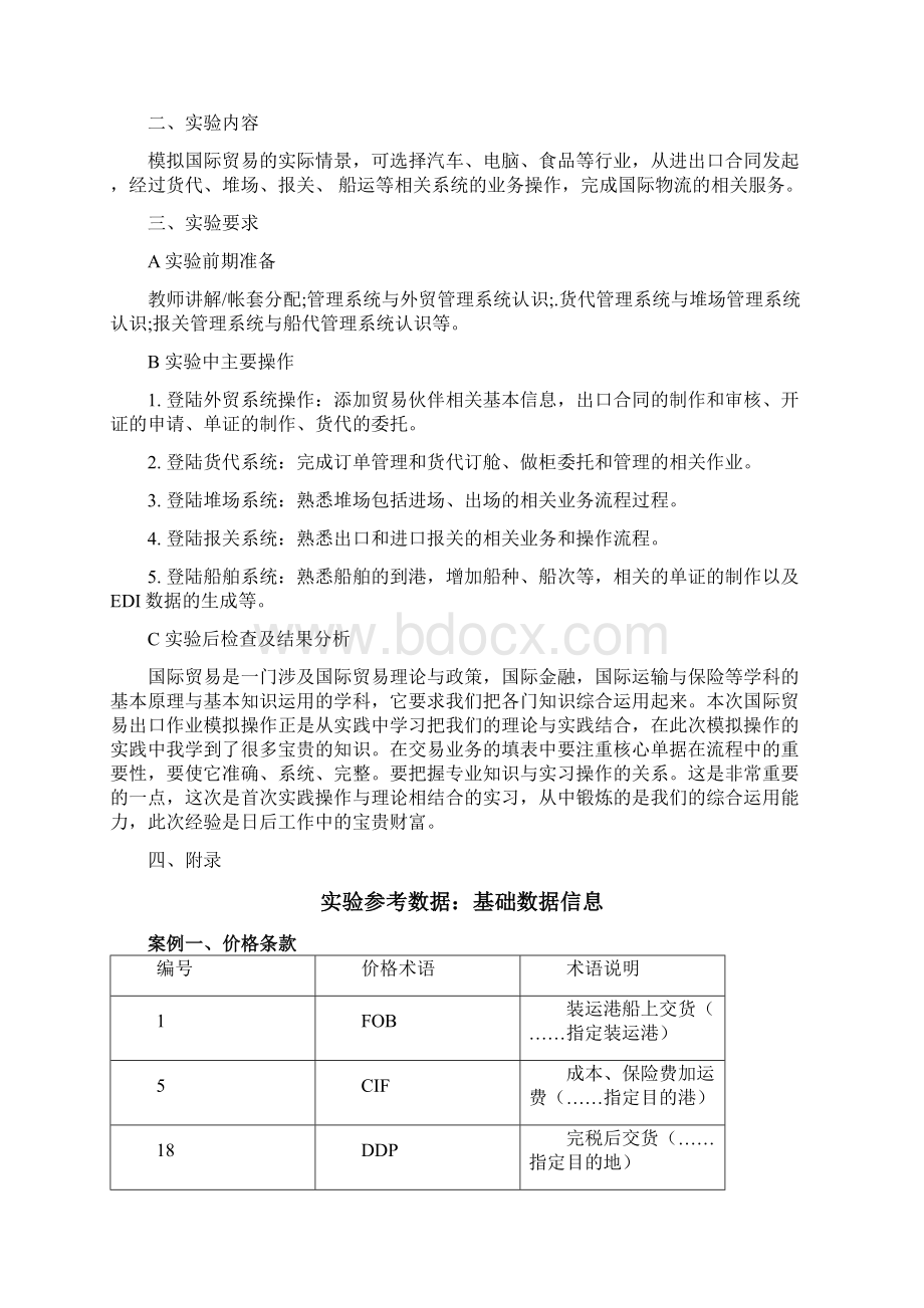 国际货物运输与保险实验报告格式.docx_第2页