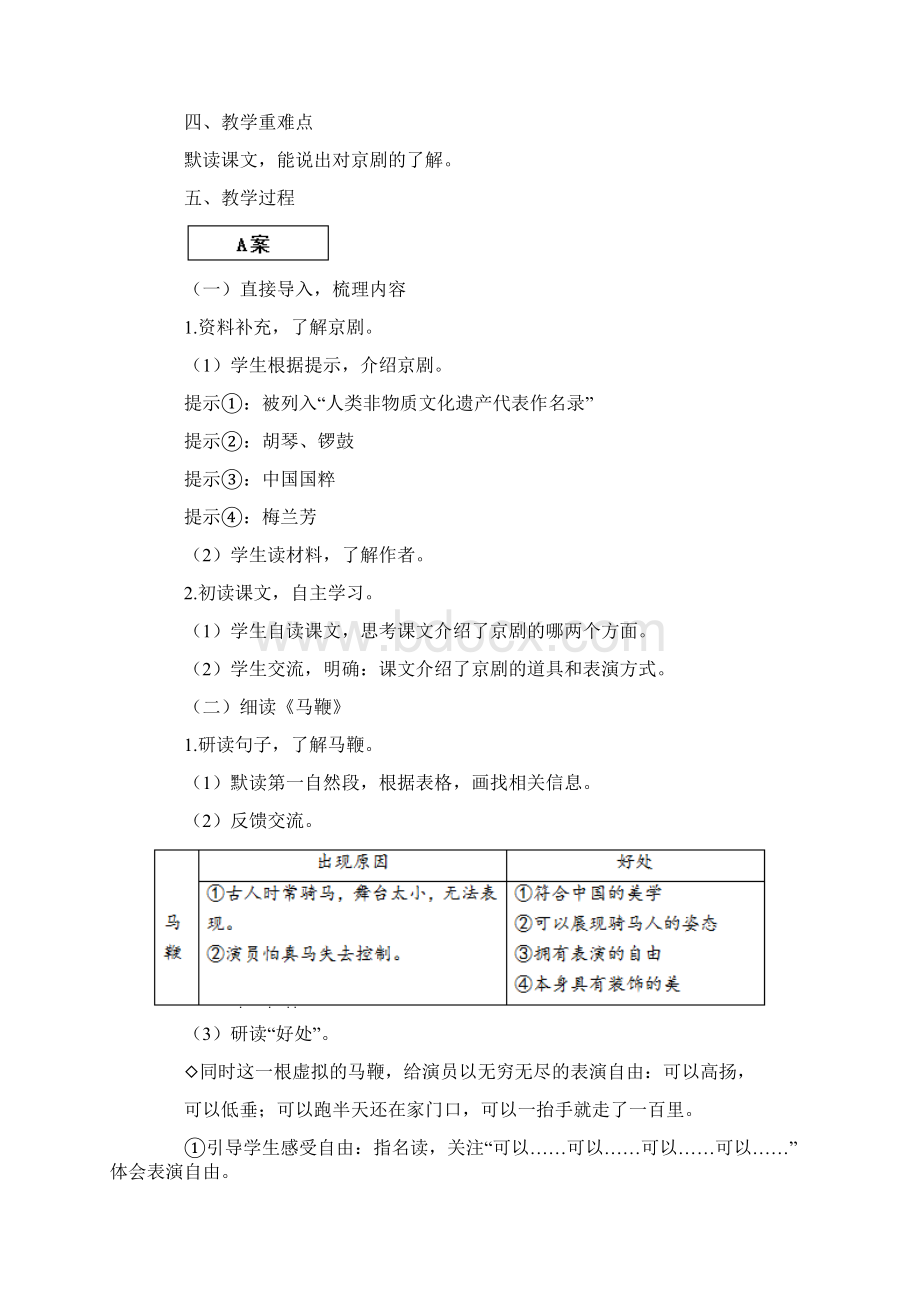 《京剧趣谈》教学设计Word格式.docx_第2页