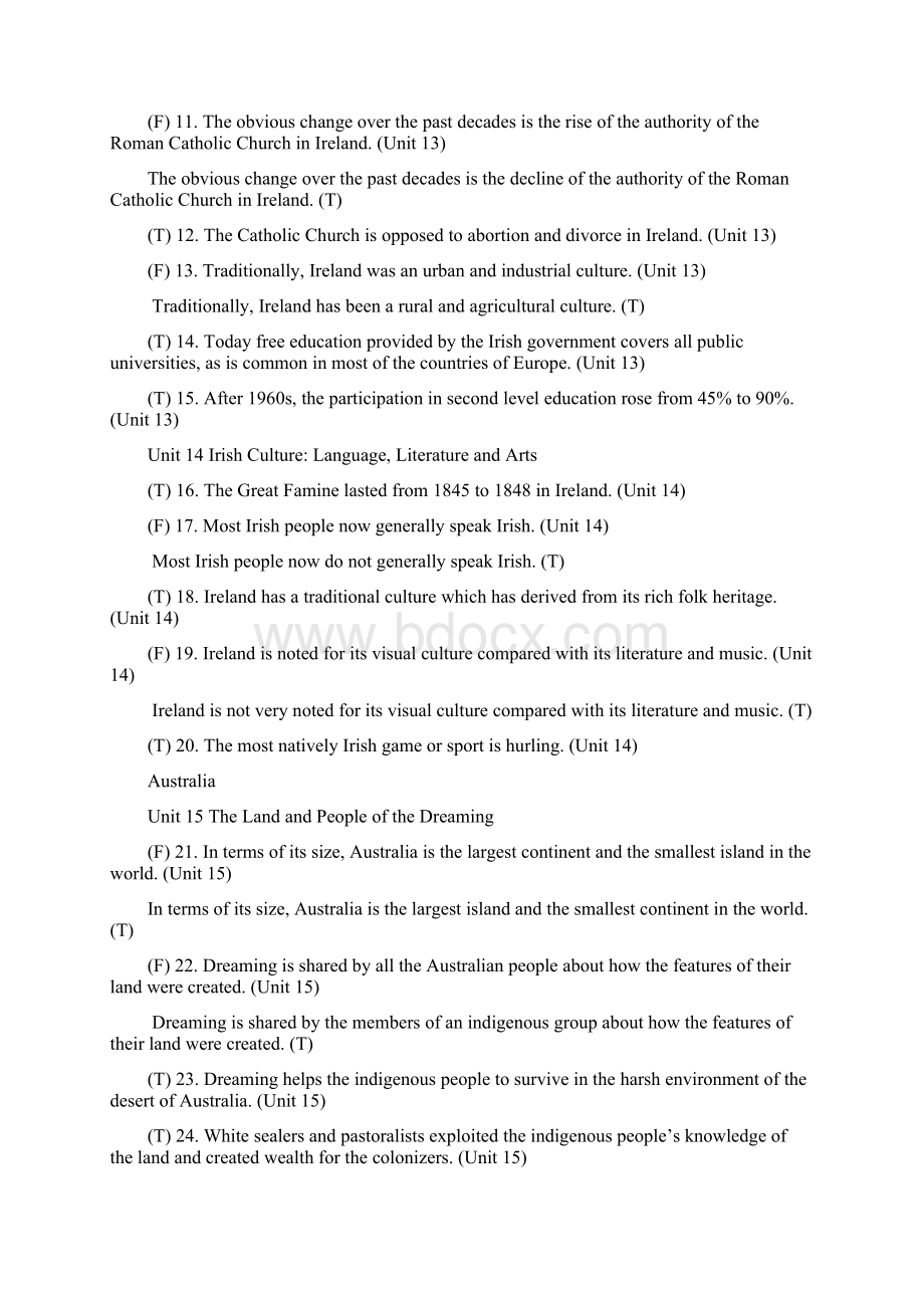 英语国家概况1课程第3次形成性考核答案与讲评.docx_第2页