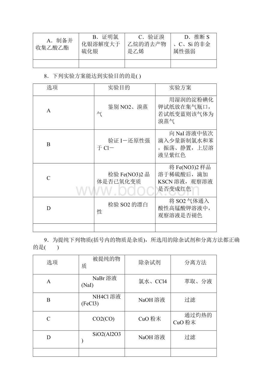 高考专题训练专题11 高考实验综合强化训练三原卷版.docx_第3页