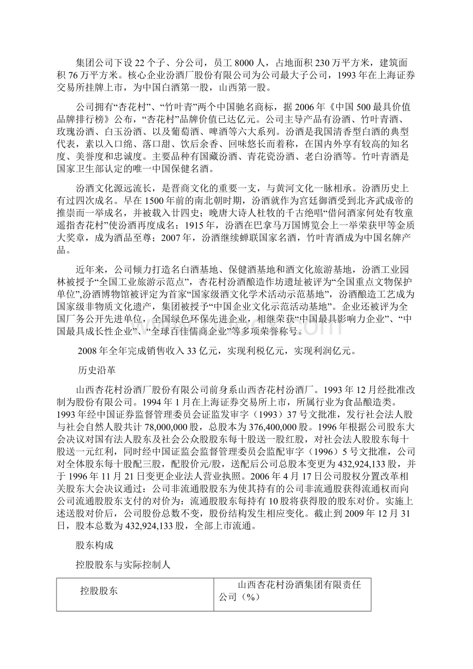 山西汾酒价值分析报告.docx_第2页