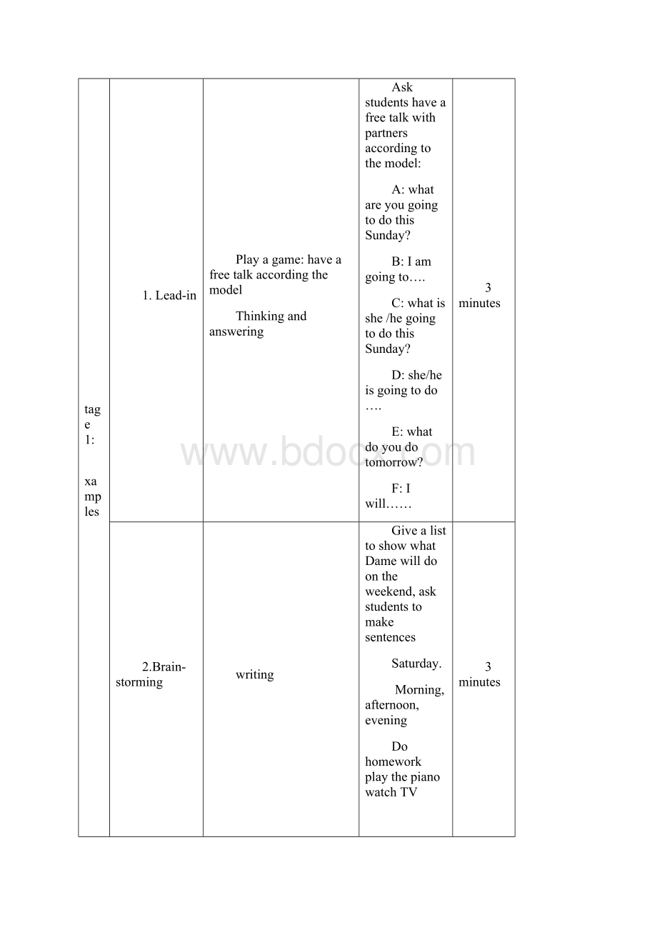 人教版八年级英语上册 Unit 7 语法课 一般将来时 教案Word文件下载.docx_第3页