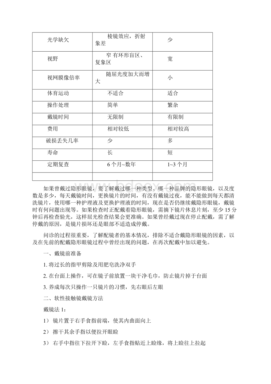 隐形眼镜的验配流程Word文档下载推荐.docx_第2页