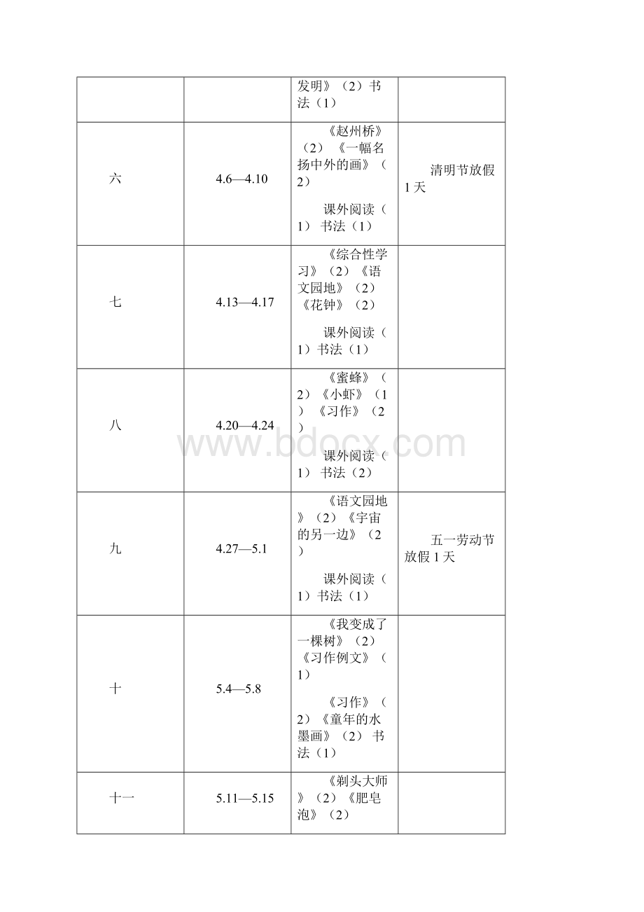 春部编版三年级语文下册教学资料第一单元课时练001.docx_第2页