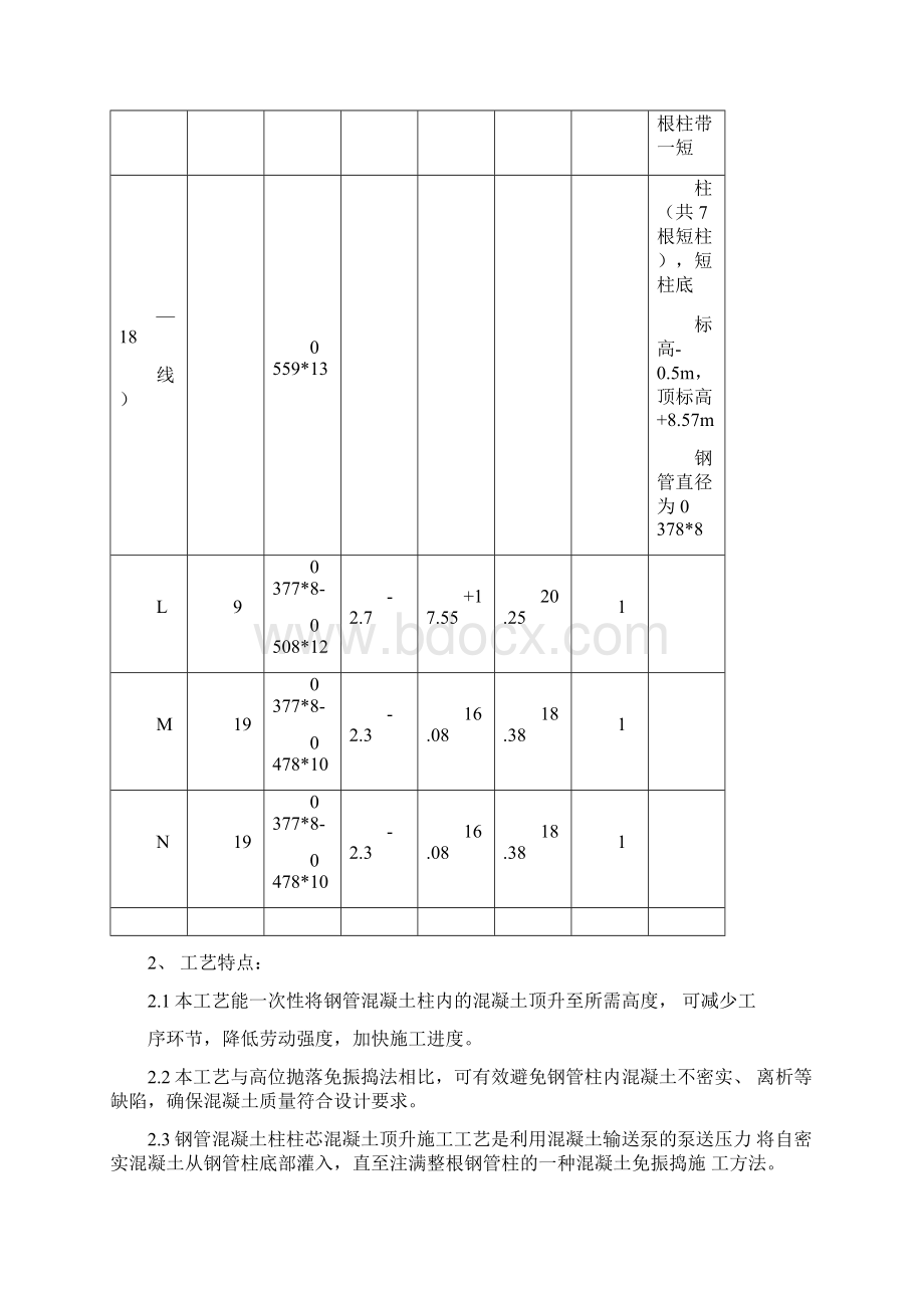 钢结构厂房钢管砼柱砼顶升施工方案2精品.docx_第3页