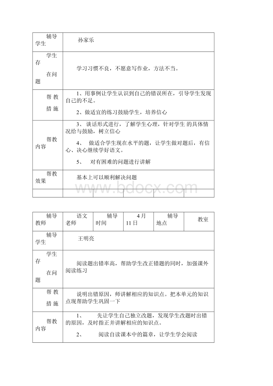 学困生辅导记录辅导教师.docx_第3页