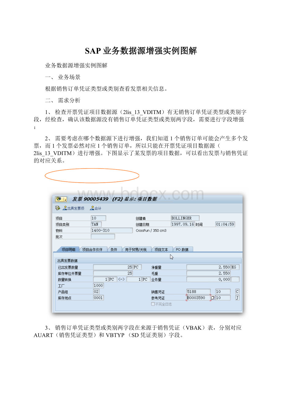 SAP业务数据源增强实例图解.docx