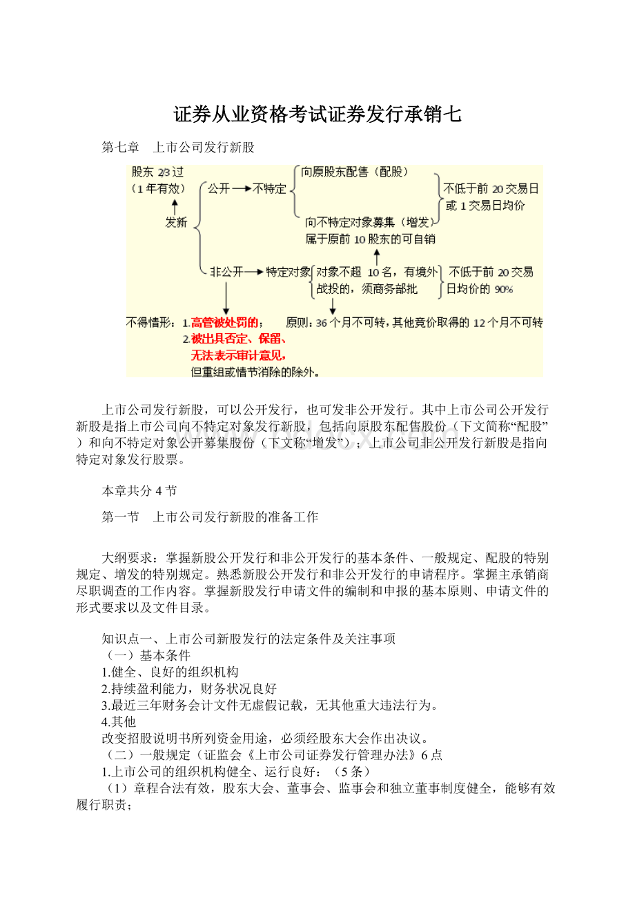 证券从业资格考试证券发行承销七.docx_第1页