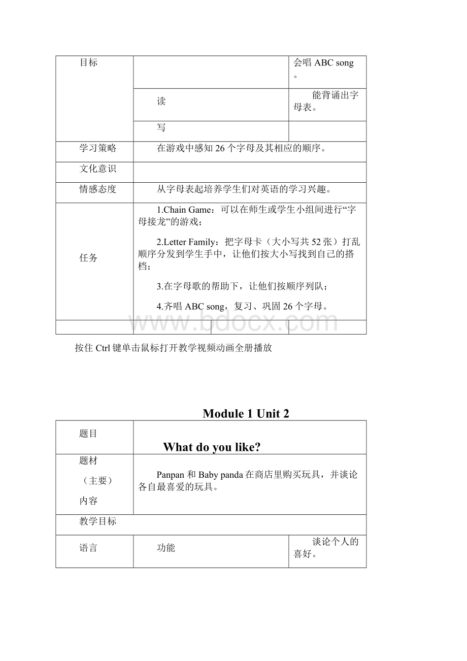 外研版小学英语二年级上册全册精品教案Word文档下载推荐.docx_第2页