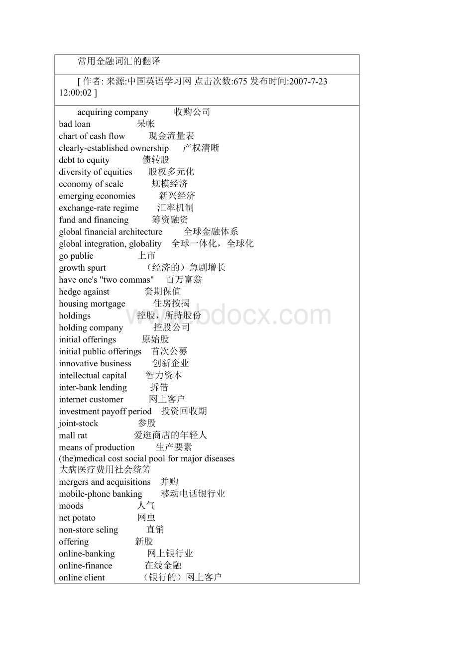 常见金融词汇大全gud.docx_第2页