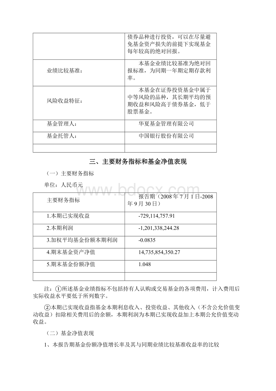 华夏回报证券投资基金第三季度报告Word文件下载.docx_第2页