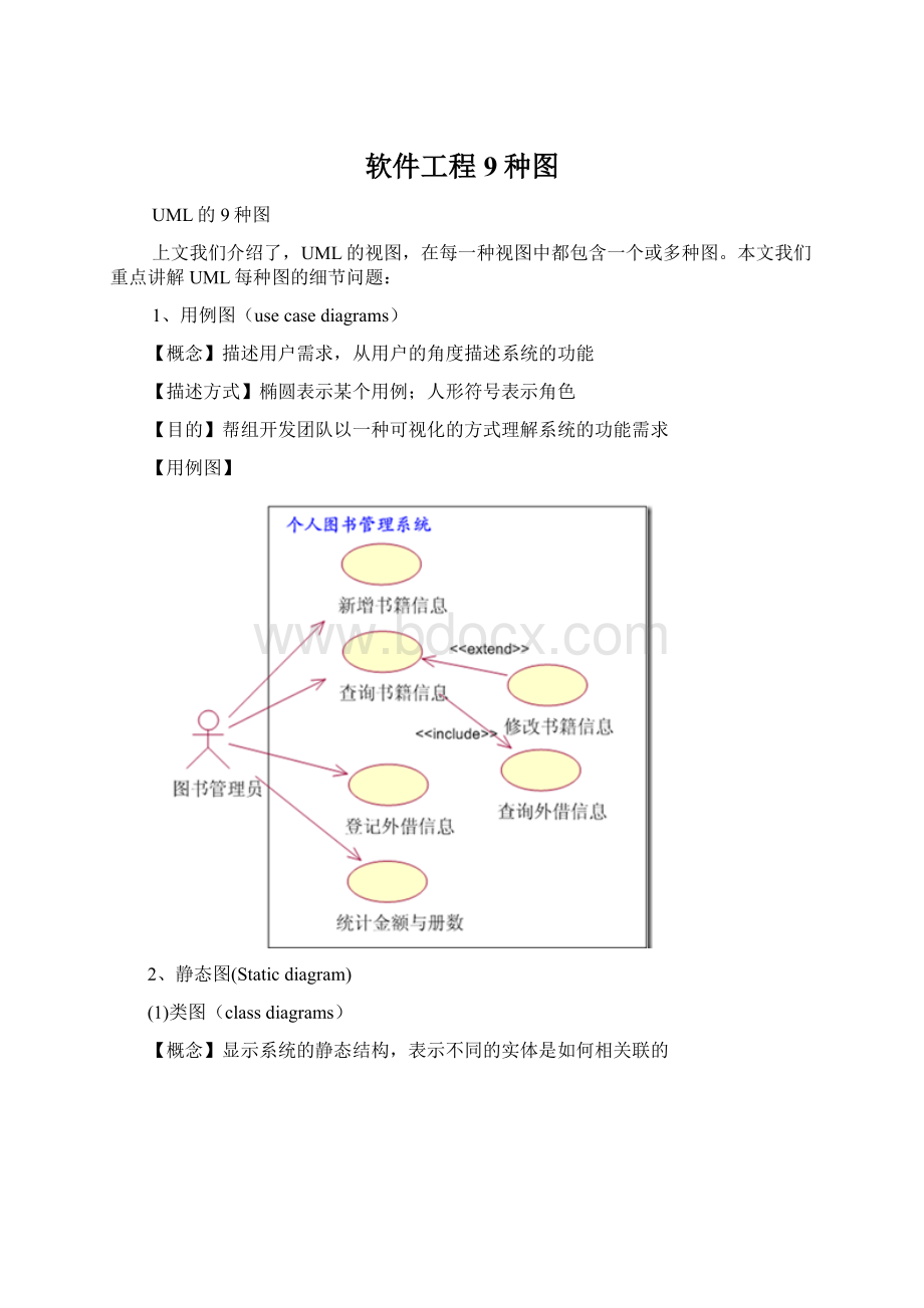 软件工程9种图Word文档格式.docx_第1页