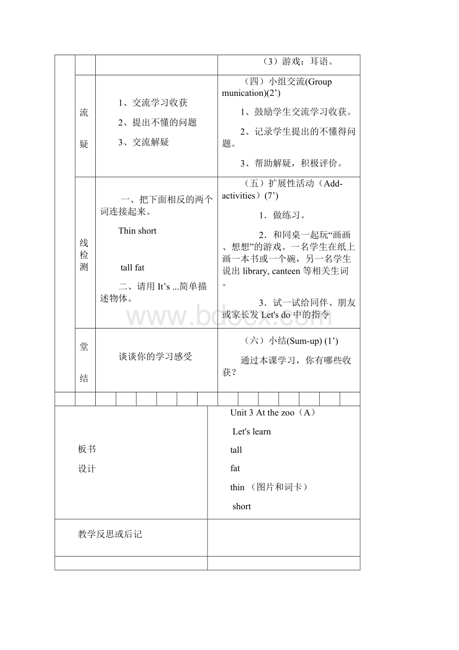 小学英语三年级下册第三单元教案.docx_第3页