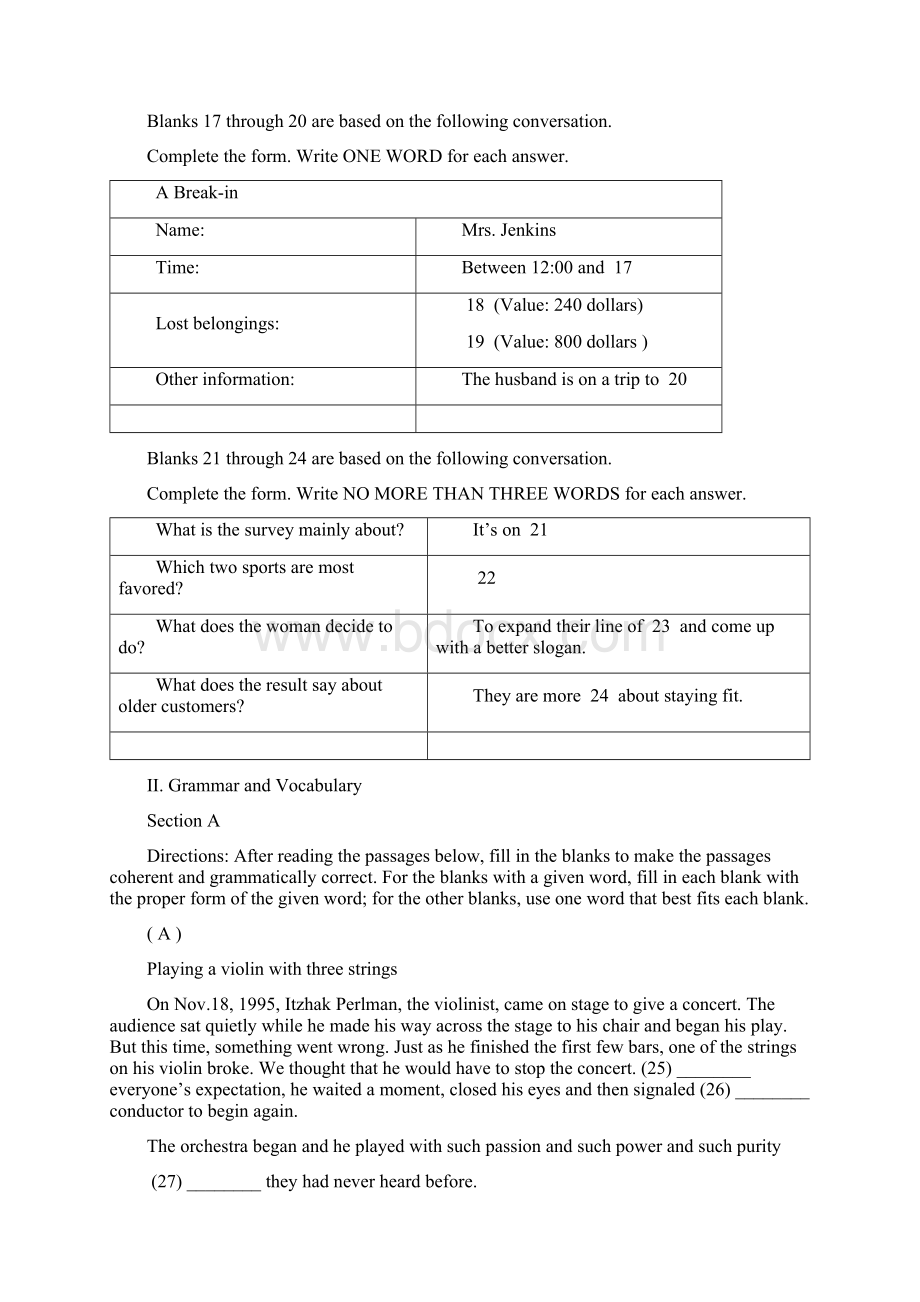 上海市金山区届高三英语上学期期末调研考试试题Word格式文档下载.docx_第3页