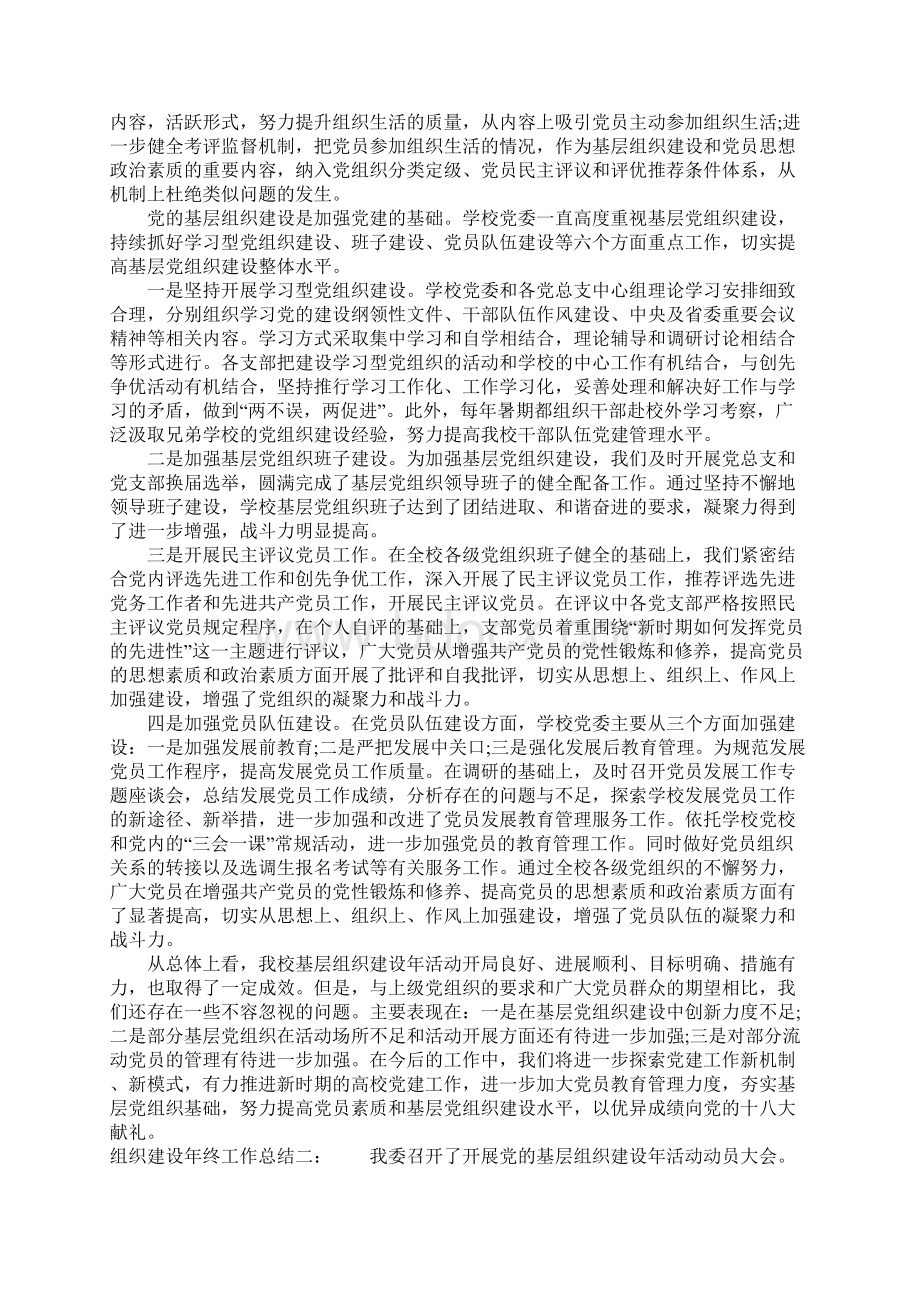 最新组织建设年终工作总结.docx_第2页