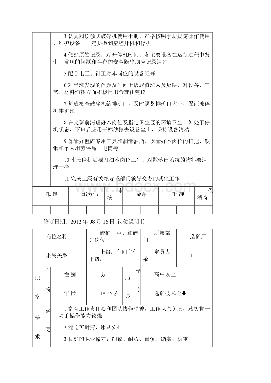 岗位说明书完整版Word文档下载推荐.docx_第3页