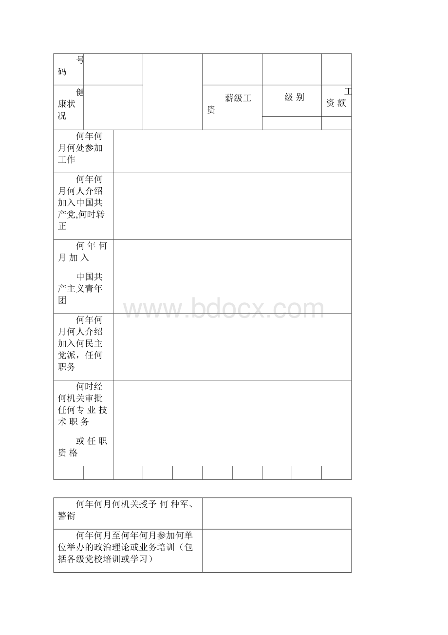 干部履历表.docx_第2页