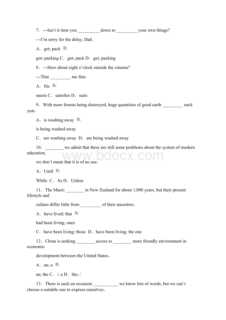 河南省郑州47中高考考前模拟英语Word下载.docx_第2页