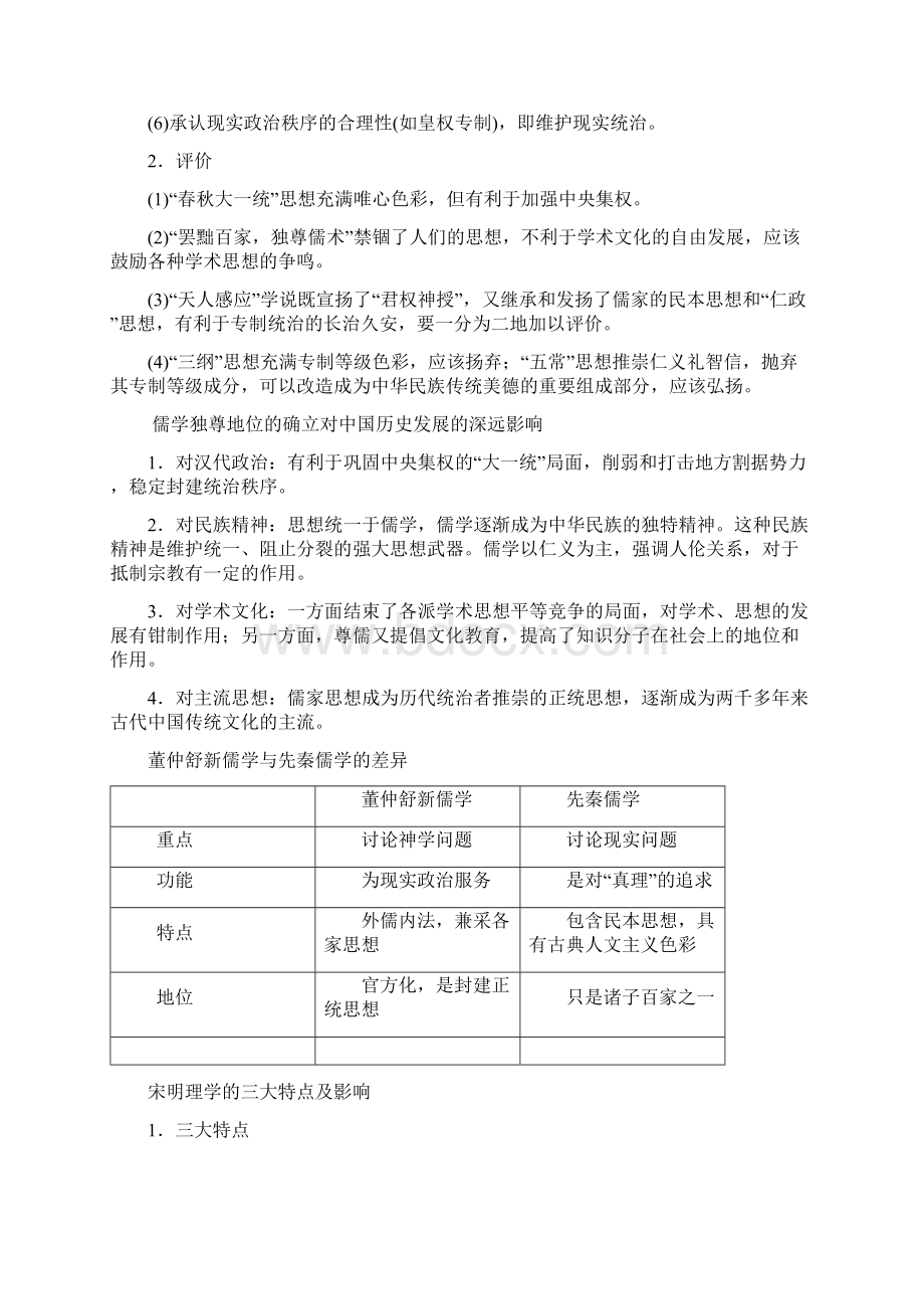 高考历史二轮复习专题15 中国传统文化主流思想的演变解析版.docx_第3页