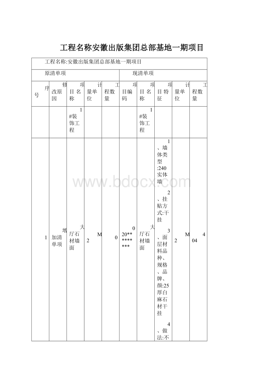 工程名称安徽出版集团总部基地一期项目Word格式文档下载.docx_第1页