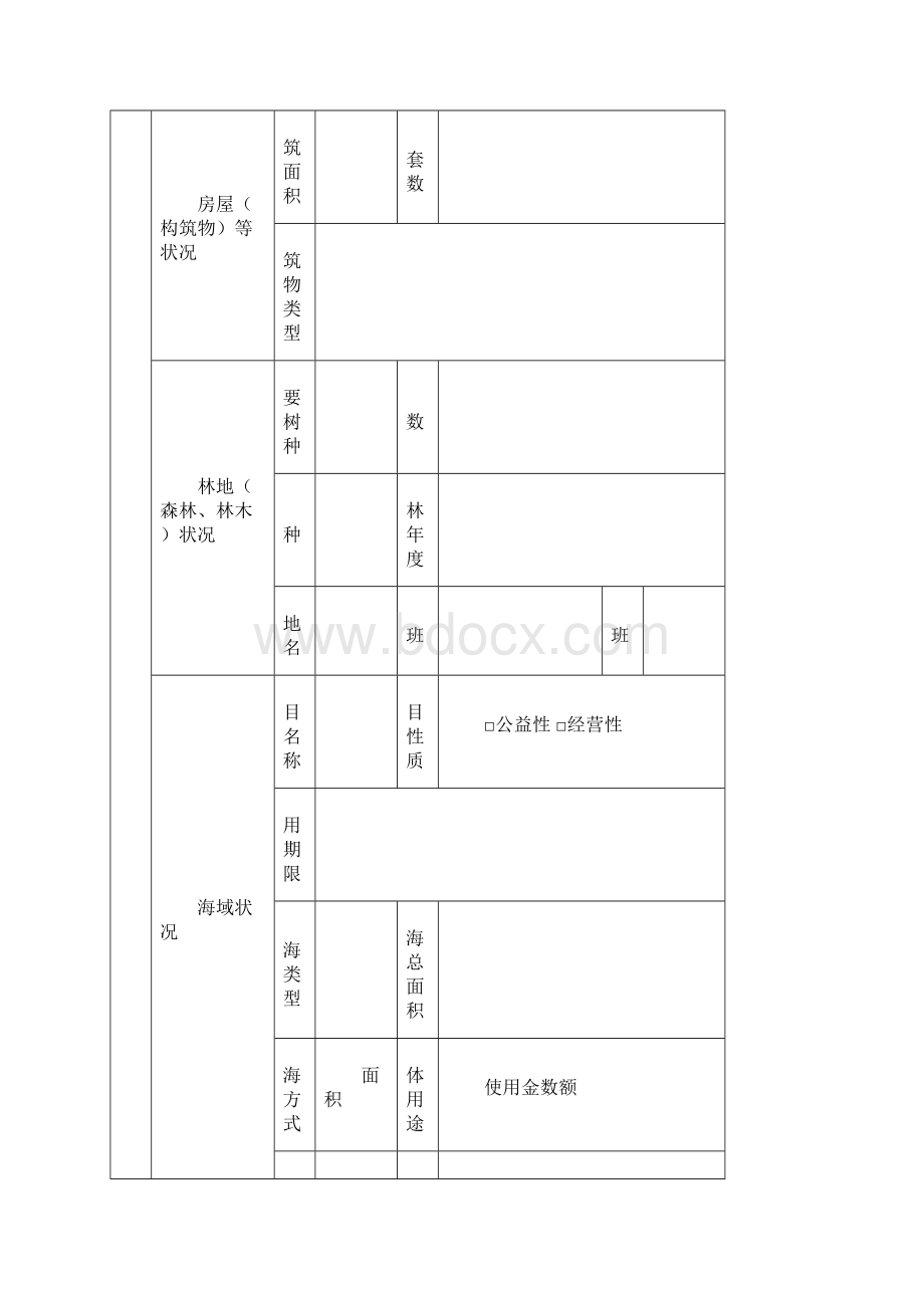 不动产登记申请书.docx_第3页