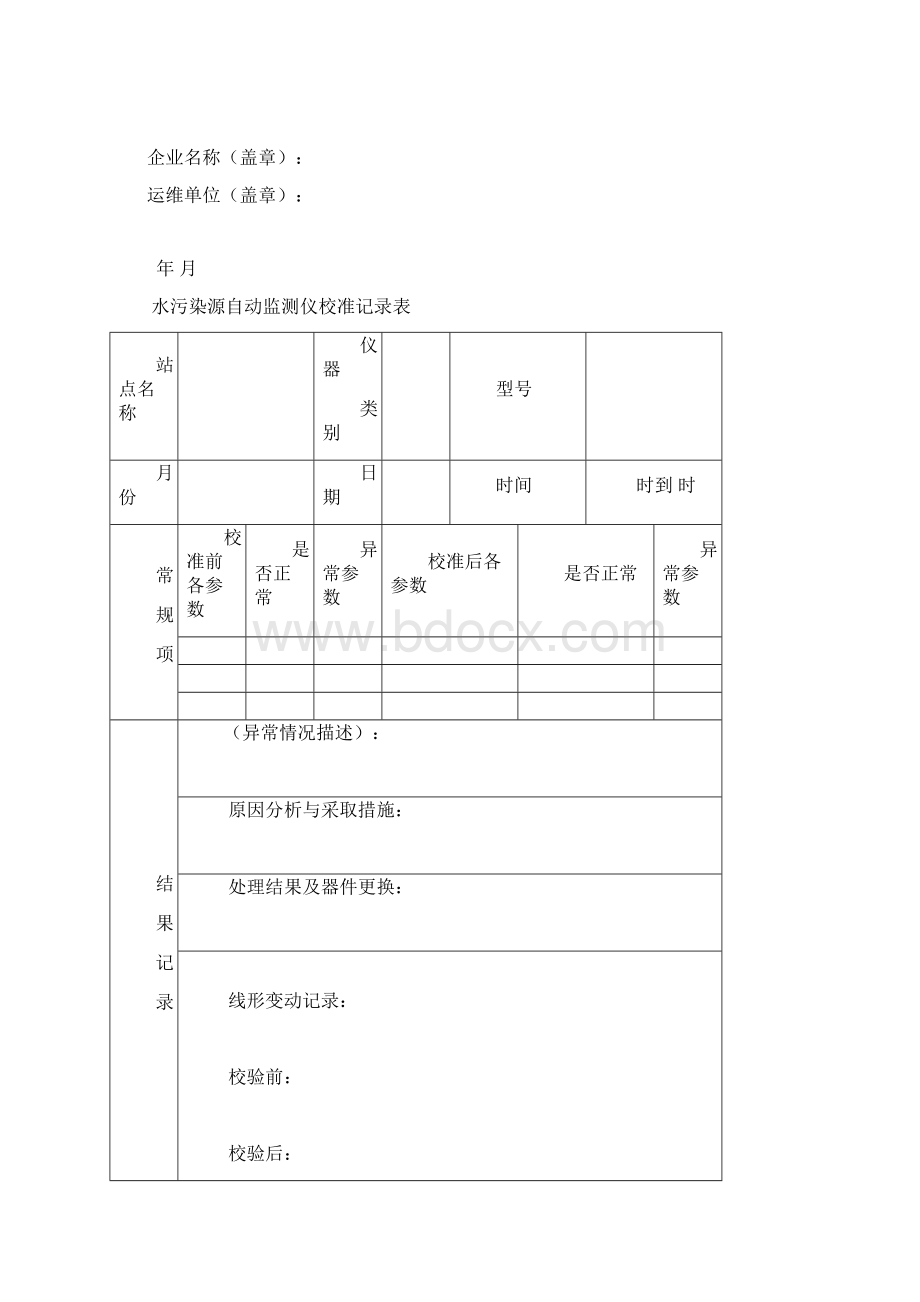 废水自动监测设备运行维护记录讲解.docx_第3页