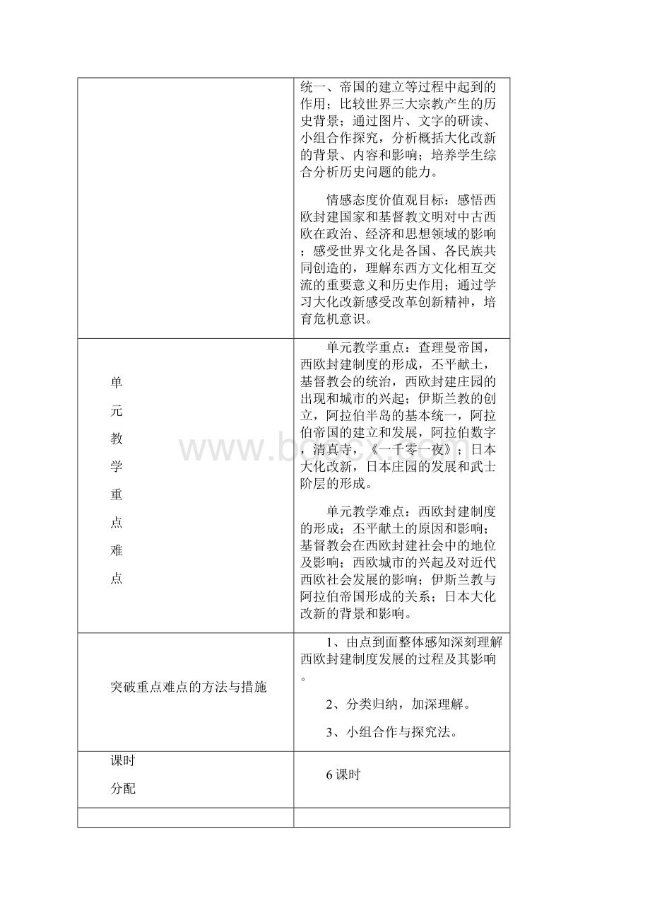 新教材人教版八上历史与社会课时目标汇总.docx_第3页