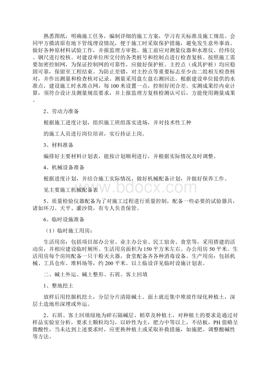 某市绿化工程施工组织设计.docx_第2页