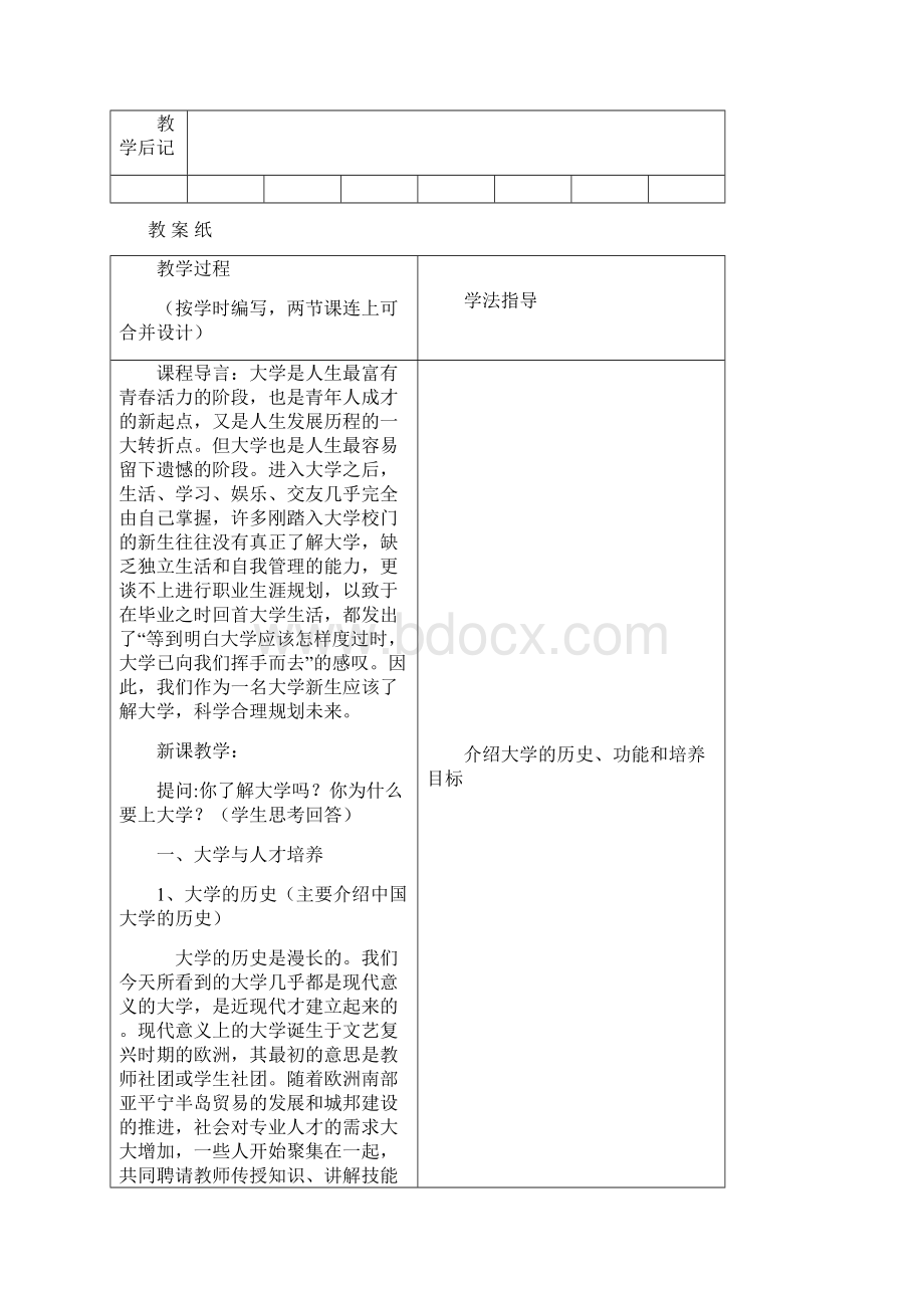 模块一大学生职业规划概述.docx_第2页