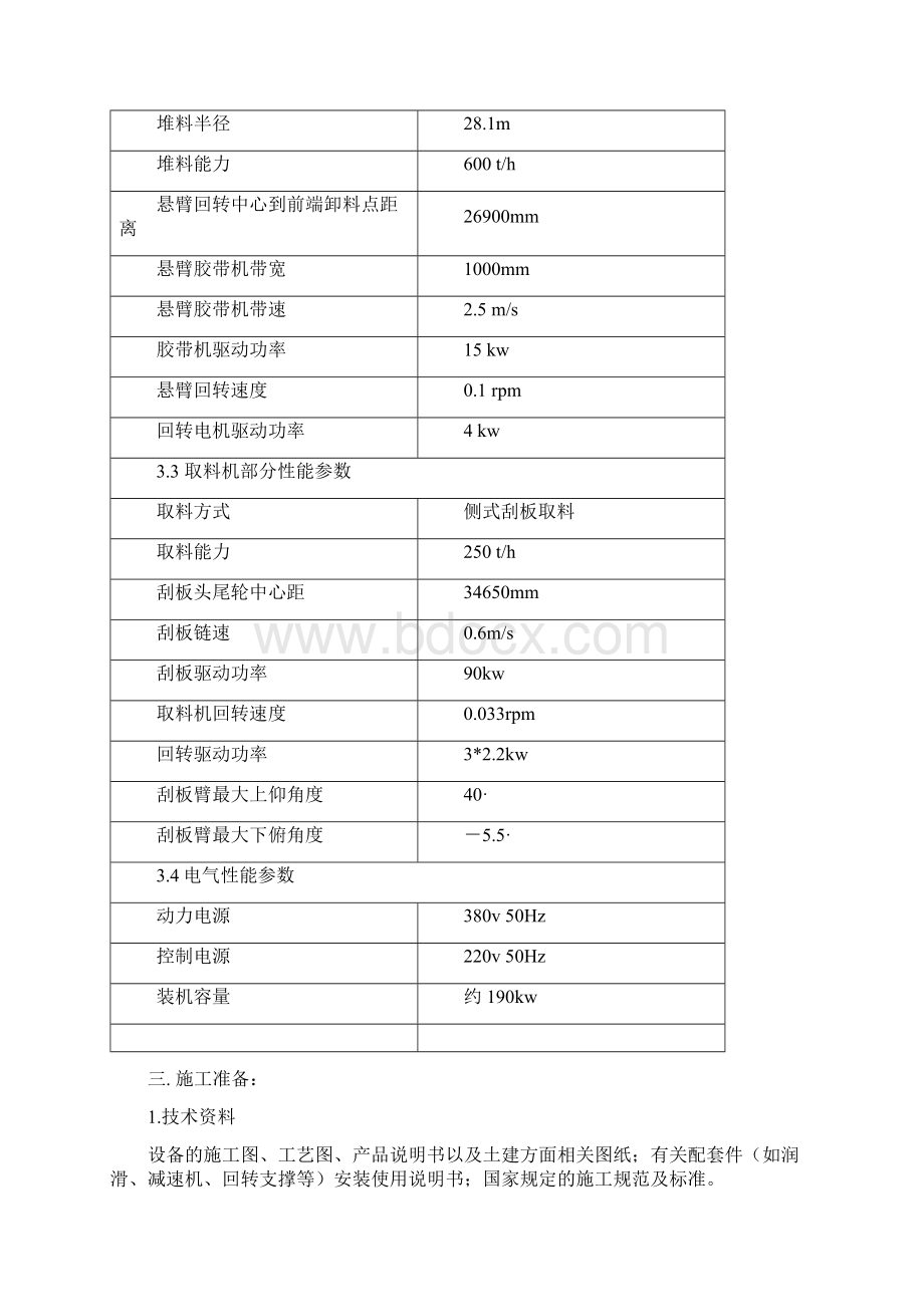 YG250堆取料机施工方案.docx_第2页