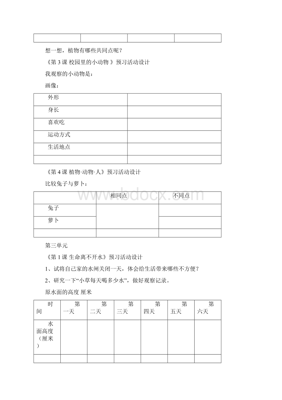 三年级上册科学预习提纲.docx_第2页