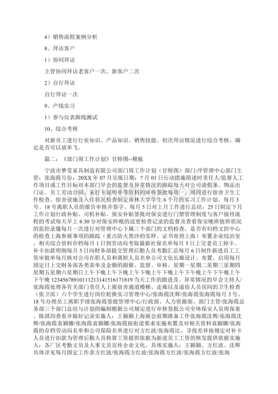 培训计划甘特图文档格式.docx_第3页