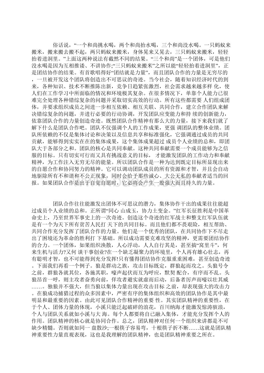 团队合作的心得体会Word格式文档下载.docx_第3页