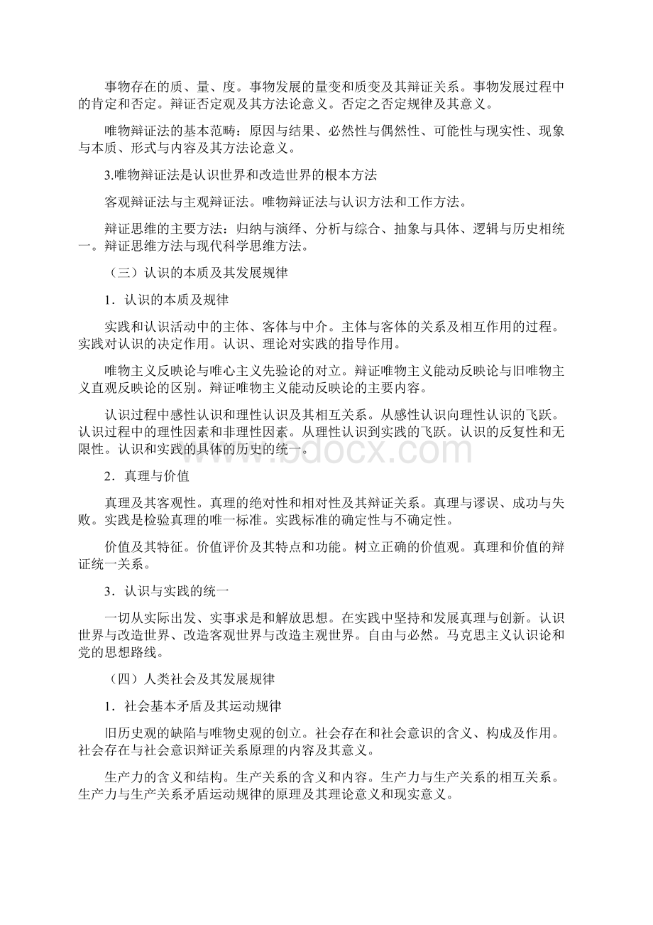 政治考试大纲文档格式.docx_第3页