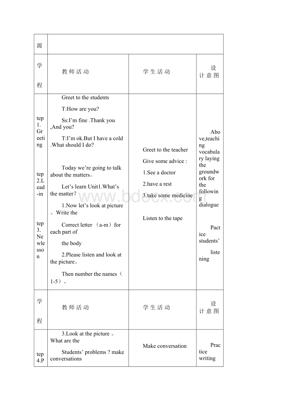 英语教学设计.docx_第2页