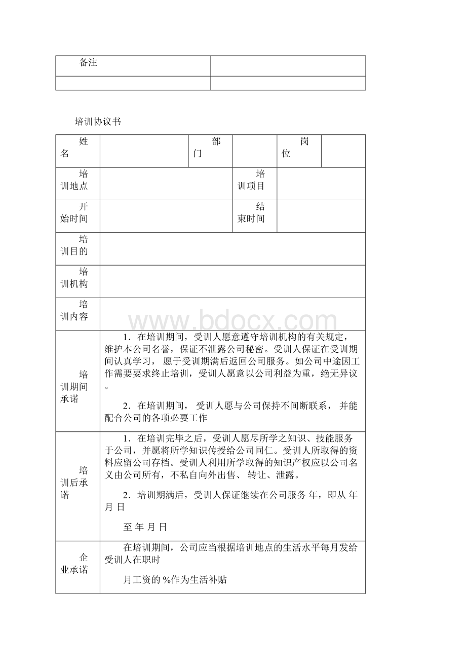 员工培训表格大全 30页.docx_第2页