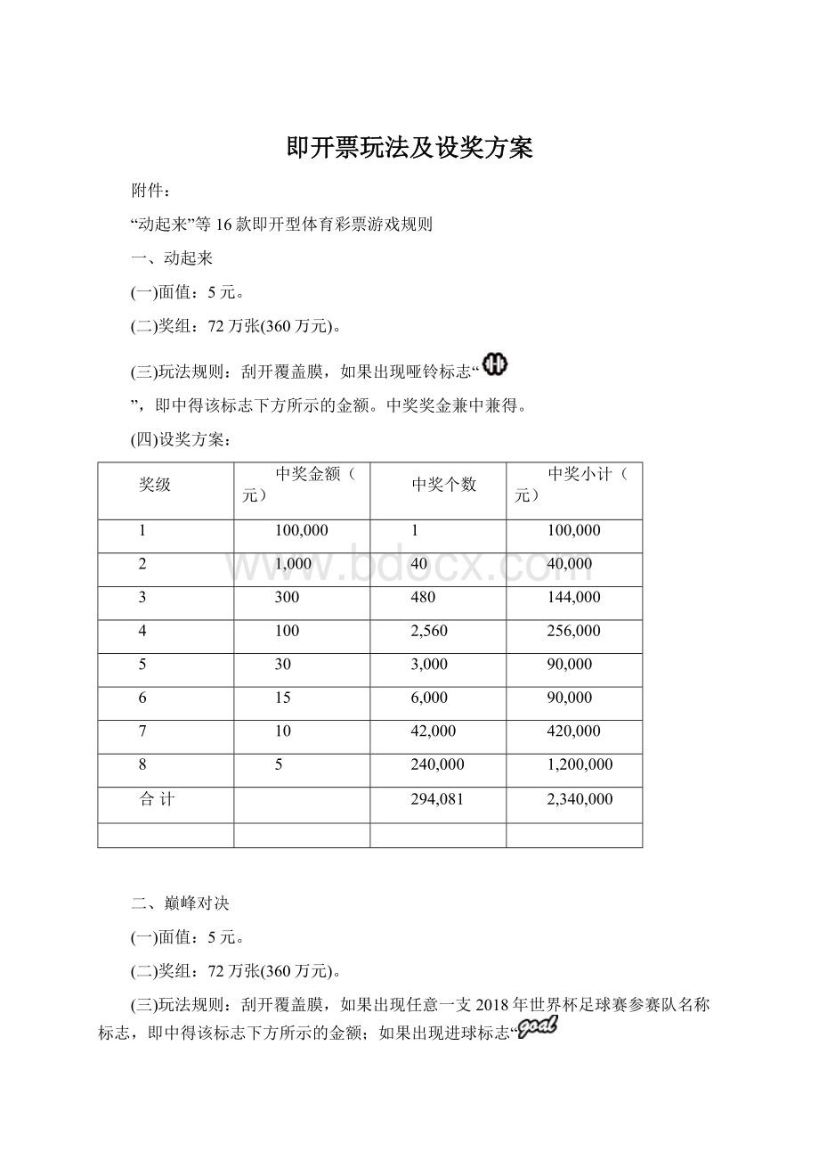 即开票玩法及设奖方案Word格式文档下载.docx