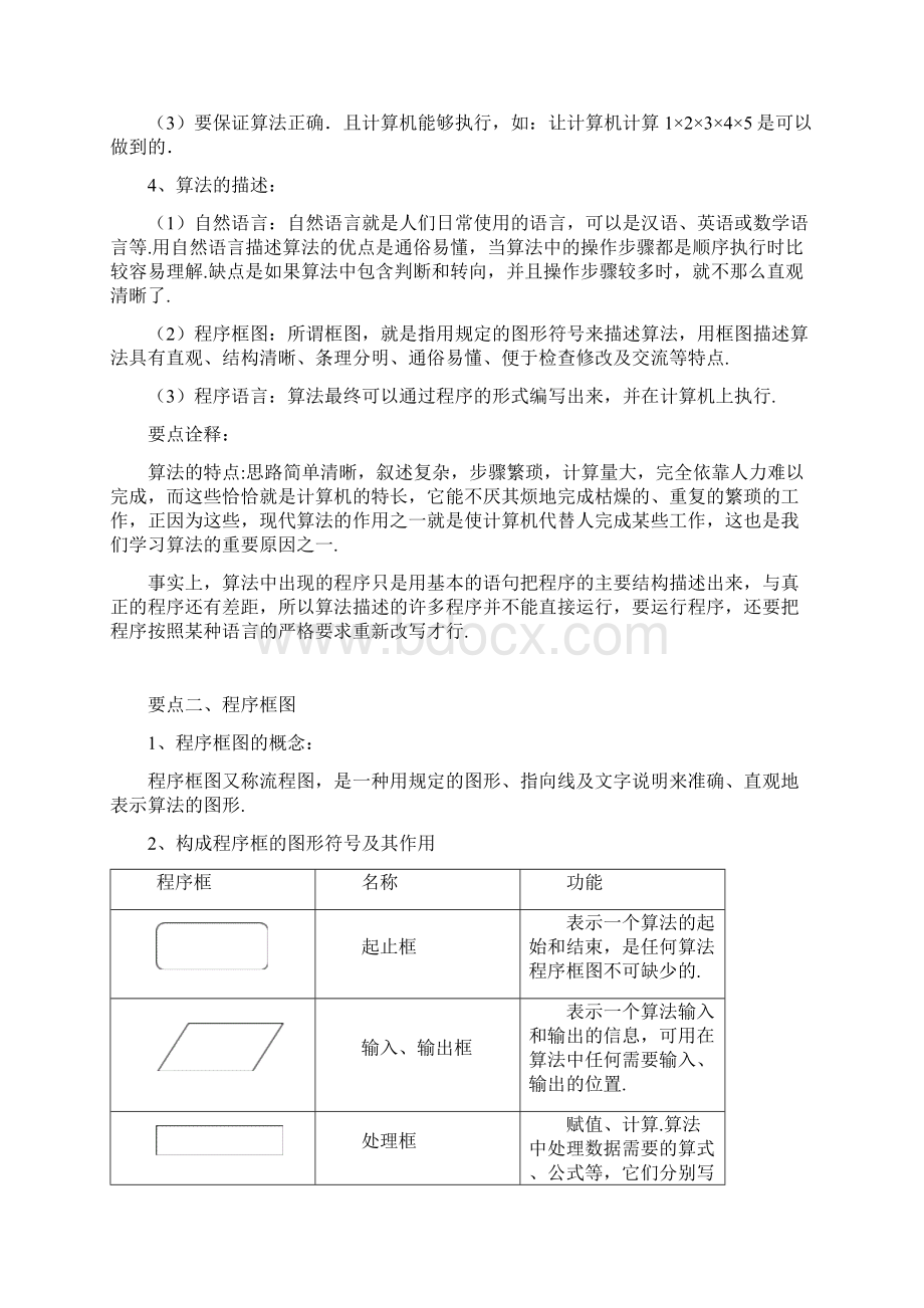 知识讲解算法与程序框图基础.docx_第2页