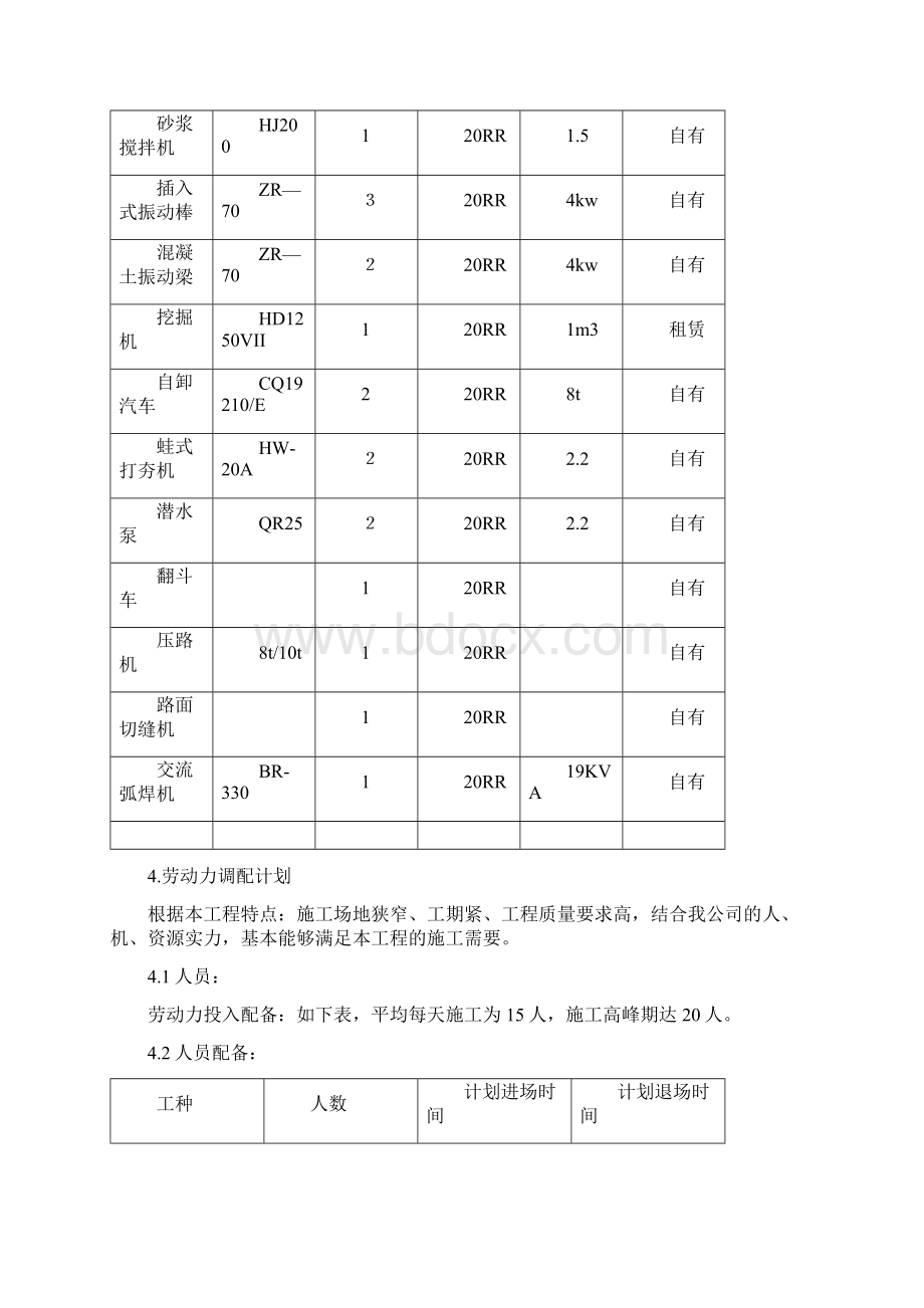 9A文小区停车位施工组织设计.docx_第3页