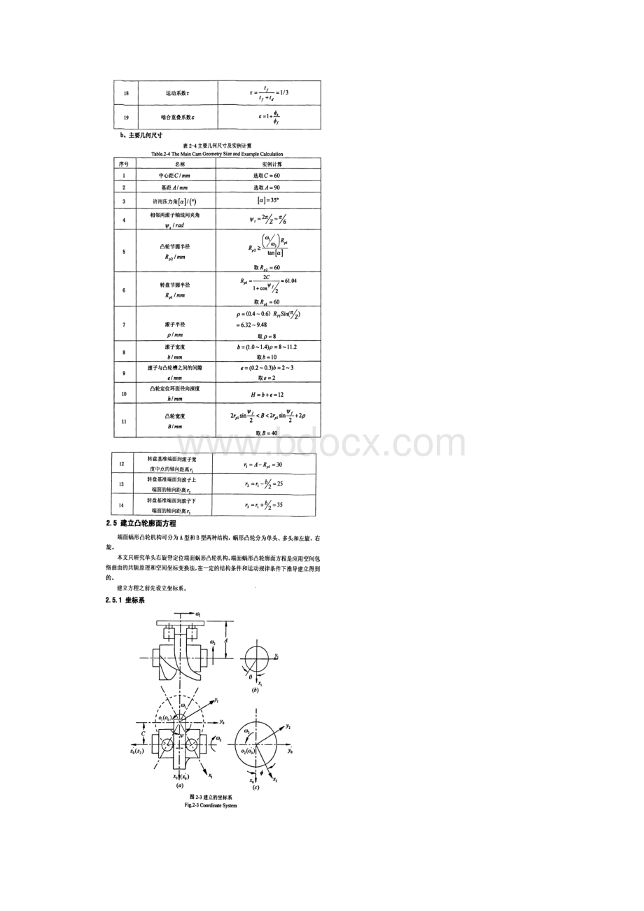 端面蜗形凸轮廓面方程的建立.docx_第3页