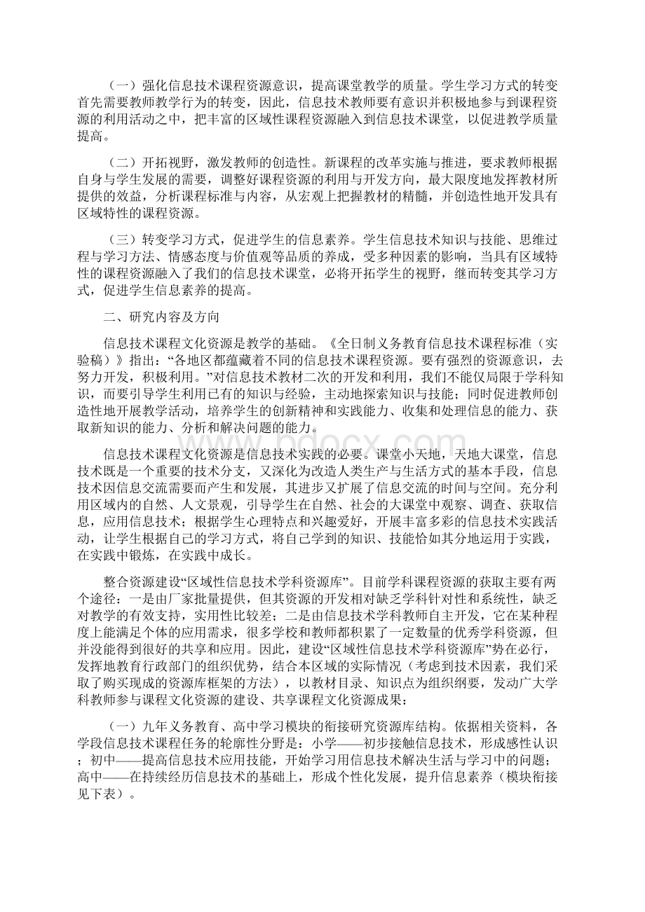 信息技术学科区域性文化资源利用与开发研究.docx_第2页