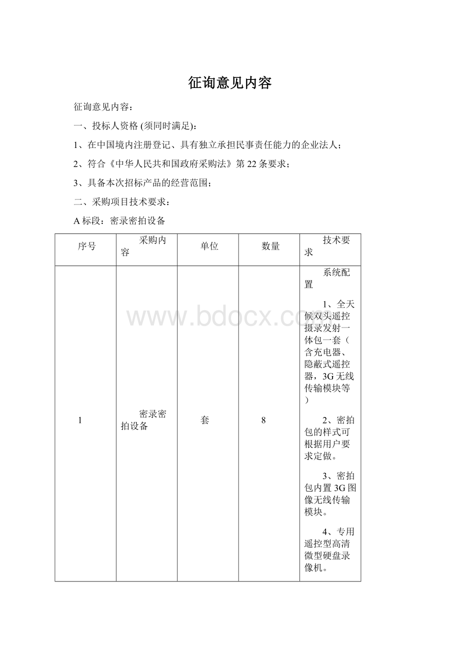 征询意见内容文档格式.docx